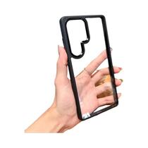 Capa Transparente HD De Acrílico Para Samsung Galaxy S25 S24 Ultra plus Com Anel De Câmera De Metal