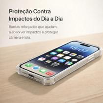 Capa Transparente iphone Anti Impacto proteção reforçada com borda protetora tpu compativel apple