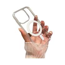 Capa Transparente Magnética De Silicone Acrílico Magsafe Para iPhone 16 15 12 11 14 13 pro Max Mini Capa Transparente Magnética De Silicone Acrílico Magsafe Para iPhone 16 15 12 11 14 13 pro Max Mini