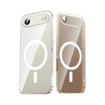 Capa Transparente Magnética Oficial Apple MagSafe Para iPhone 17 pro Max Com Proteção Total Traseira