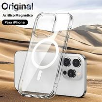 Capa Transparente Magsafe Para Apple iPhone 15 14 13 12 Mini pro Max 7 8 plus X Xs Xr Se 2020