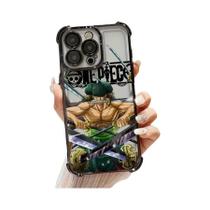 Capa transparente para apple iphone 13 plus 16 16e 11 15 pro max 12 14 peças luffys anime