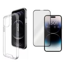 Capa Transparente Para iPhone 16 PRO MAX + Película 3D