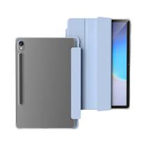 Capa Transparente Para Samsung Tab S10 Lite/S10 FE/S10 S9 A9 A11 Com Compartimento Para Lápis E