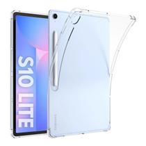 Capa Transparente Para Tablet S10 Lite + Película Vidro 3D