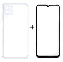 Capa Transparente + Pelicula 3d Forte Para Galaxy A22