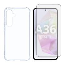 Capa Transparente + Película De Vidro 3D Compatível Samsung A36
