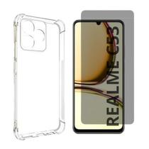 Capa Transparente + Película Privativa Para Realme C53 4G Capa Transparente + Película Privativa Para Realme C53 4G