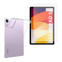 Capa Transparente + Película Vidro 3D Tablet Redmi Pad SE