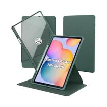 Capa Transparente Rotativa 360 Graus Para Samsung Galaxy Tab S6 Lite De 10,4 Polegadas Com Suporte
