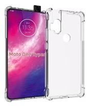 Capa TRANSPARENTE TPU AntiShock Compatível Moto One Hyper
