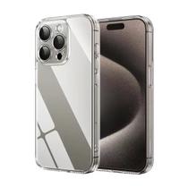 Capa Transparente TPU + Película Gel Privativa Iphone 16 / Plus / Pro / Max