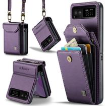 Capa Transversal ASAPDOS para Motorola Razr 2023 - Roxa