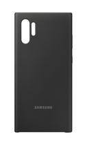 Capa Traseira de Silicone Preta para Samsung Galaxy Note10+