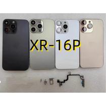 Capa Traseira DIY Para iPhone 16 pro XR, Substituição De Estrutura Do Meio Da Bateria Para Celulares