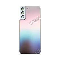 Capa traseira grau AAA com lente de câmera para Samsung S21/S21 Plus porta traseira com adesivo