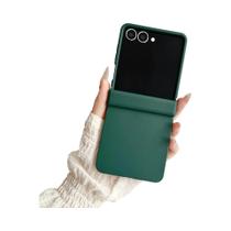 Capa Traseira Rígida Fosca Cor De Doce Dopamina Para Samsung Galaxy Z Flip7 6 5 Flip 4 3 5G Com