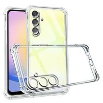 Capa Traseira Transparente à Prova de Choque Samsung Galaxy A - A14, A15, A24, A25, A34, A35, A54 (5G)