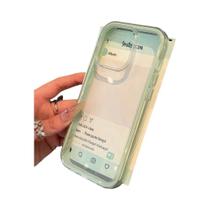 Capa Traseira Transparente De Silicone Para iPhone 17 16 15 14 13 12 11 pro Max plus