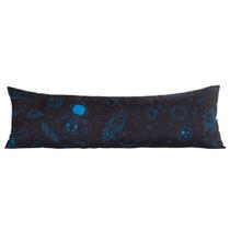 Capa Travesseiro Corpo Gigante 1,45X0,45 Fronha Astronauta Capa Travesseiro Corpo Gigante 1,45X0,45 Fronha Astronauta