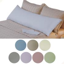 Capa Travesseiro De Corpo Com Zíper 1,46x46 140 Fios Fofuxão Capa Travesseiro De Corpo Com Zíper 1,46x46 140 Fios Fofuxão