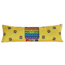 Capa Travesseiro de Corpo Gigante 1,35m x 45cm Fronha Xuxão Estampada Infantil Decorativa Digital