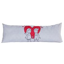Capa Travesseiro De Corpo Gigante 1,45X0,45 Fronha Namorados Capa Travesseiro De Corpo Gigante 1,45X0,45 Fronha Namorados