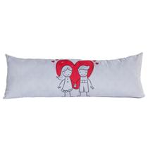 Capa Travesseiro De Corpo Gigante 1,45X0,45 Fronha Namorados Capa Travesseiro De Corpo Gigante 1,45X0,45 Fronha Namorados
