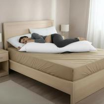 Capa travesseiro de corpo xuxao 1,60 x 50cm fronha algodão