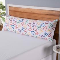 Capa Travesseiro Fofuxão Estampado Com Zíper Cor Love Love Capa Travesseiro Fofuxão Estampado Com Zíper Cor Love Love