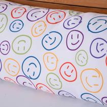 Capa Travesseiro Fofuxão Estampado Com Zíper Cor Smile Smile Capa Travesseiro Fofuxão Estampado Com Zíper Cor Smile Smile