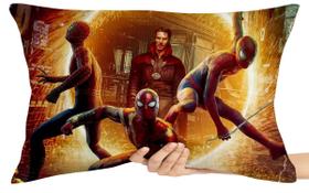 Capa Travesseiro fronha com ziper 50x70 Homem Aranha 3 peter Dr Estranho