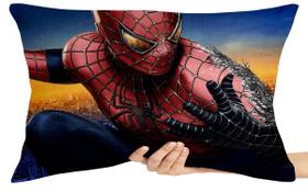 Capa Travesseiro fronha com ziper 50x70 Homem Aranha negro