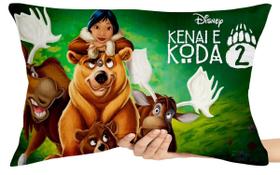 Capa Travesseiro fronha com ziper 50x70 Irmão Urso Nita Capa Travesseiro fronha com ziper 50x70 Irmão Urso Nita