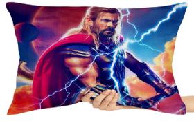 Capa Travesseiro fronha com ziper 50x70 Thor Amor e trovão