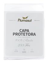 Capa Travesseiro Impermeável Percal 100% Algodão 233 Fios Com Zíper