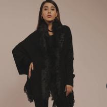 Capa Tricot gola pele Capa Tricot gola pele
