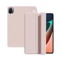 Capa Trifold Para Xiaomi Pad 5/5 pro De 11 Polegadas Com Suporte Inteligente E Porta Lápis Em TPU