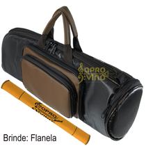 Capa Trompete Couro Pvc Preto e Marrom Emborrachado Pelúcia Protection Bags Capa Trompete Couro Pvc Preto e Marrom Emborrachado Pelúcia Protection Bags