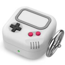 Capa TRONWIN Galaxy Buds Pro 2 Retro Game Design Cinza Claro Capa TRONWIN Galaxy Buds Pro 2 Retro Game Design Cinza Claro