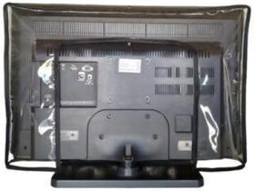 Capa TV em PVC Transparente 55cm - Proteção Total