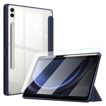 Capa ul Marinho p/ Galaxy Tab S9 FE+ X610 + Película - Star Capas E Acessórios