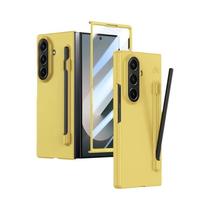 Capa Ultra Fina Fosca Multicolorida Para Samsung Galaxy Z Fold 7 6 5 4 Com Suporte Para Stylus, À - others