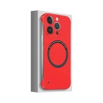 Capa Ultra Fina Matte Sem Moldura Magsafe Para iPhone 16E 16 15 14 13 12 Mini pro Max XR XS X