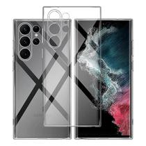 Capa Ultra Fina Transparente De Silicone Macio Para Samsung Galaxy S25 S24 S23 S22 S21 S20 Ultra FE