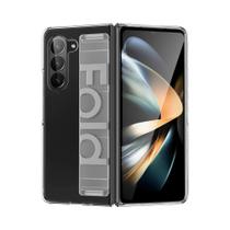 Capa Ultrafina de Silicone Fosco para Samsung Galaxy Fold 5/4/3 - Com Pulseira e Proteção Dura