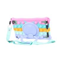 Capa Universal De Silicone Para Tablet De 10.1 Polegadas, À Prova De Choque, Com Suporte Para