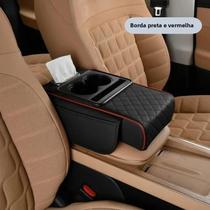 Capa Universal Para Apoio De Braço De Carro Com 2 Suportes Para Copos, Protetor De Console Central Capa Universal Para Apoio De Braço De Carro Com 2 Suportes Para Copos, Protetor De Console Central