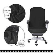 Capa universal para cadeira giratória Saraflora - cor preto