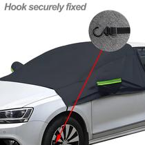 Capa Universal Para Para-brisa De Carro Em Tecido Oxford Com Faixa Refletiva Para Inverno E Proteção